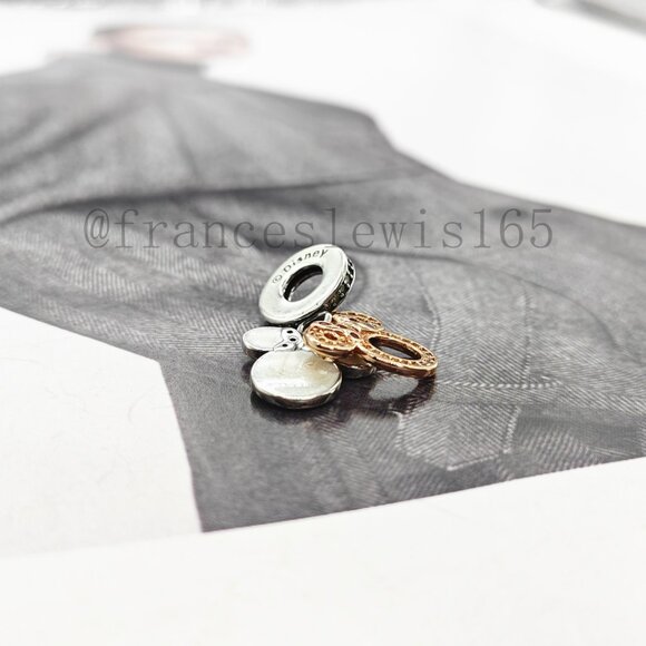 Pandora Minnie Mouse Silhouette Double Dangle Charm - Picture 5 of 6